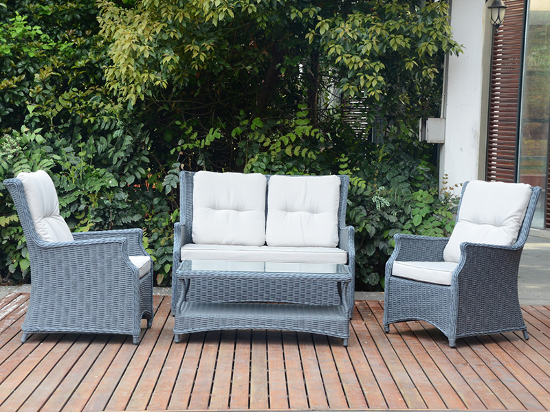 4PCS set Rattan kauč, Europsko tržište Rattan Namještaj YQR-496